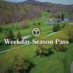 Aerial view of Great Gorge Golf Club, located in Vernon, NJ, symbolizing the GG The Shop Weekday Season Pass, offering unlimited access to the course during the week.
