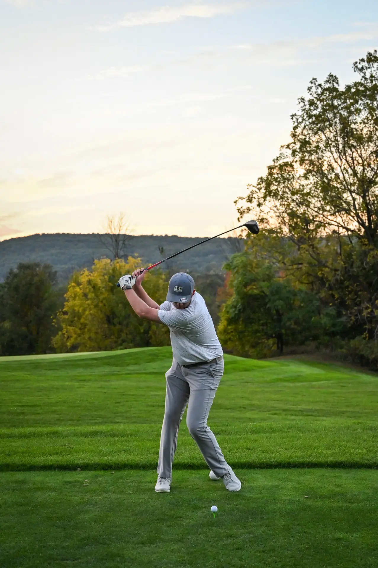 man playing golf in teh summer at Great Gorge Golf Club Vernon