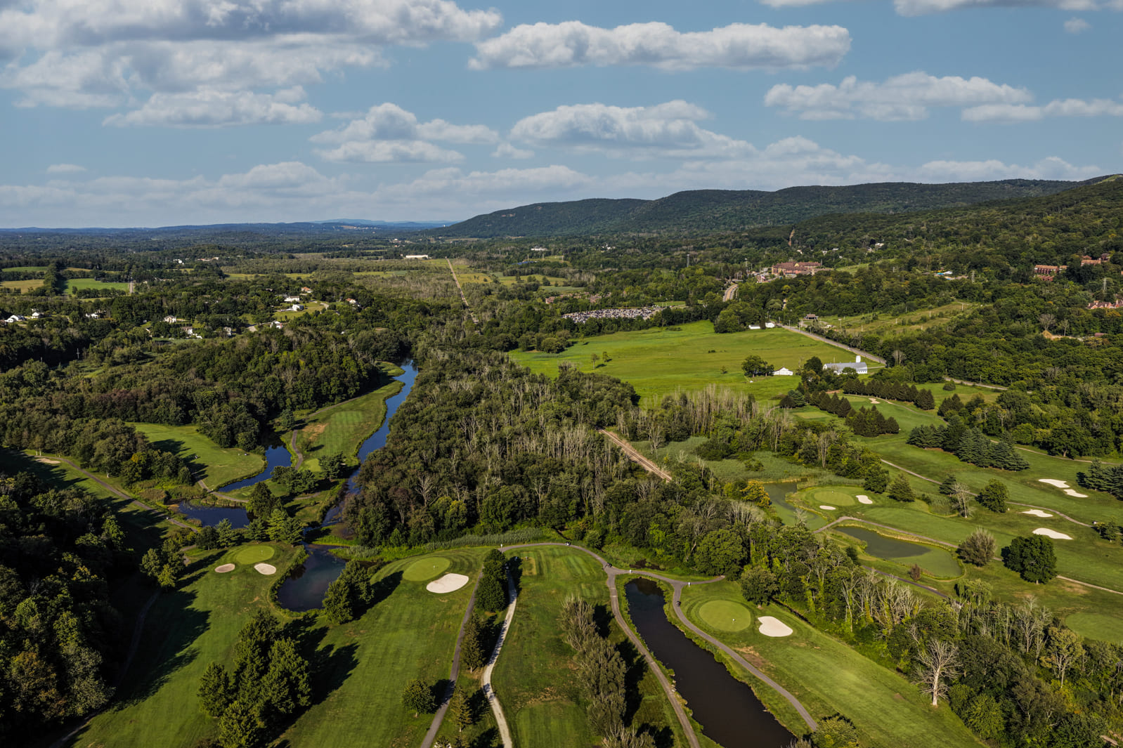 drone view of Great Gorge, Vernon NJ