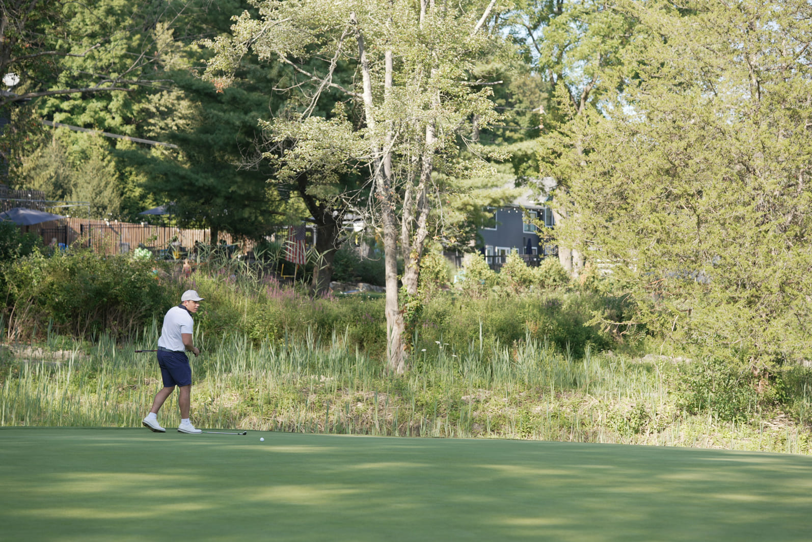 man playing golf at Great Gorge Vernon NJ