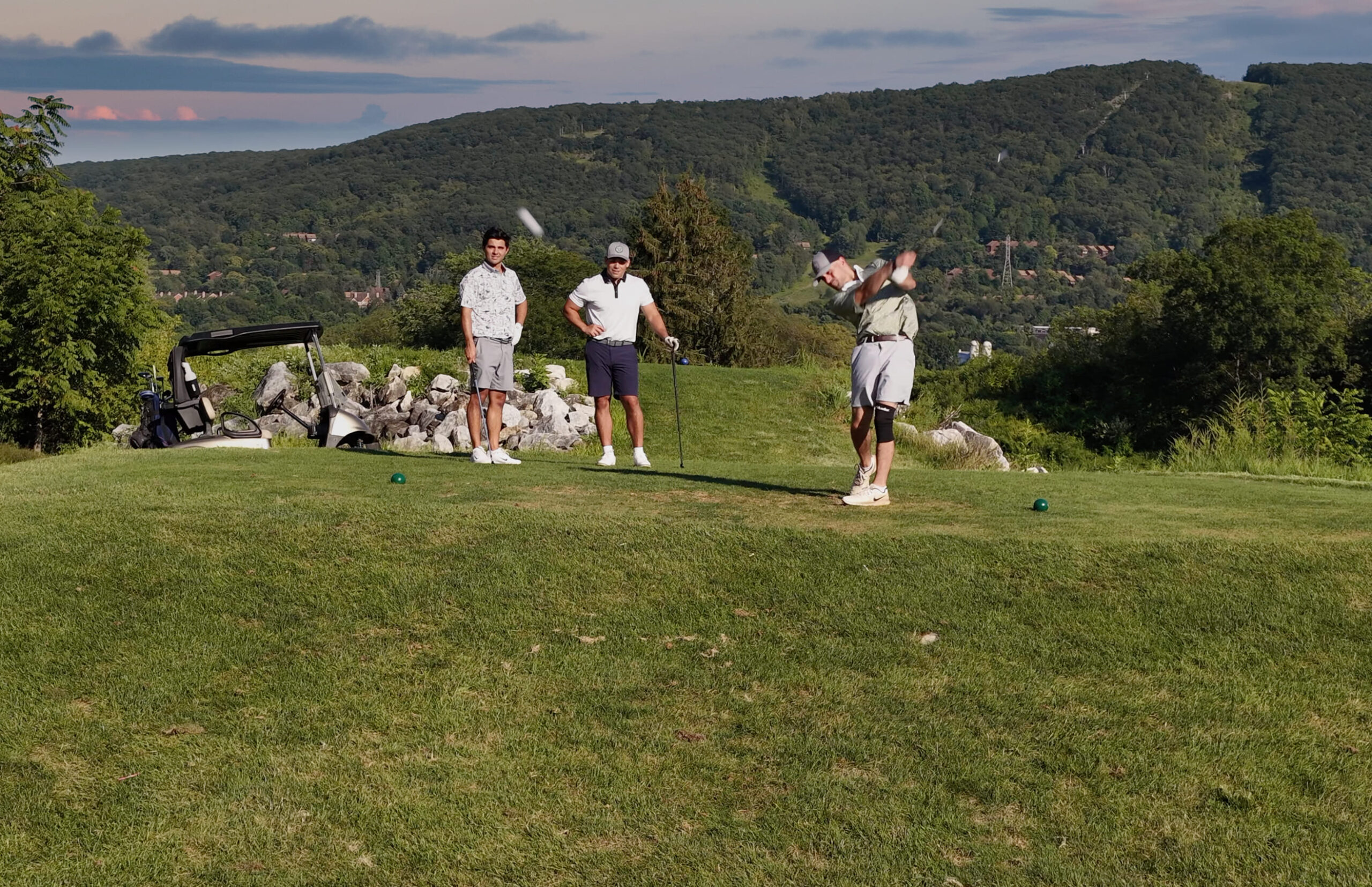 people at Great Gorge golf club 