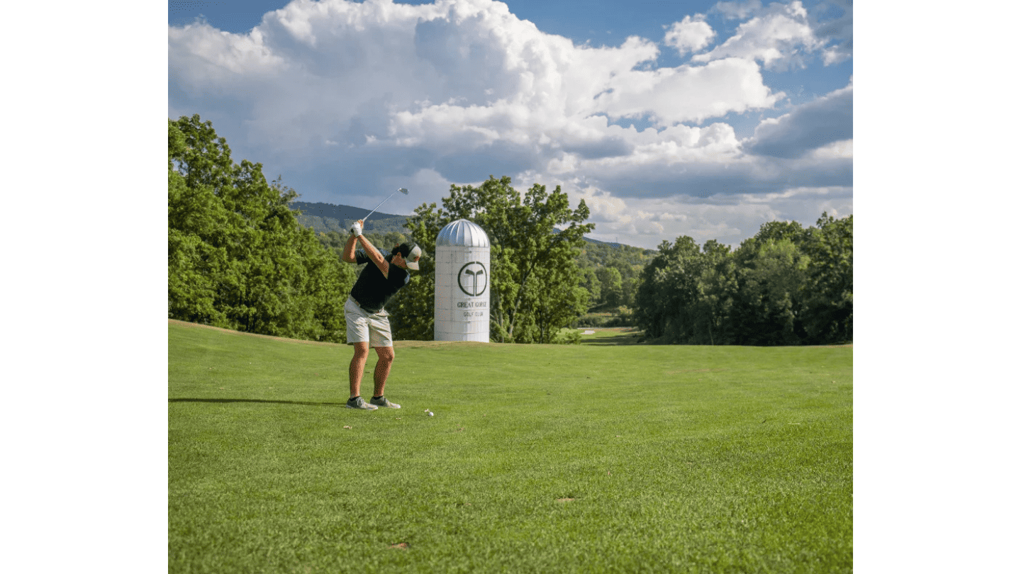golfer at Great Gorge